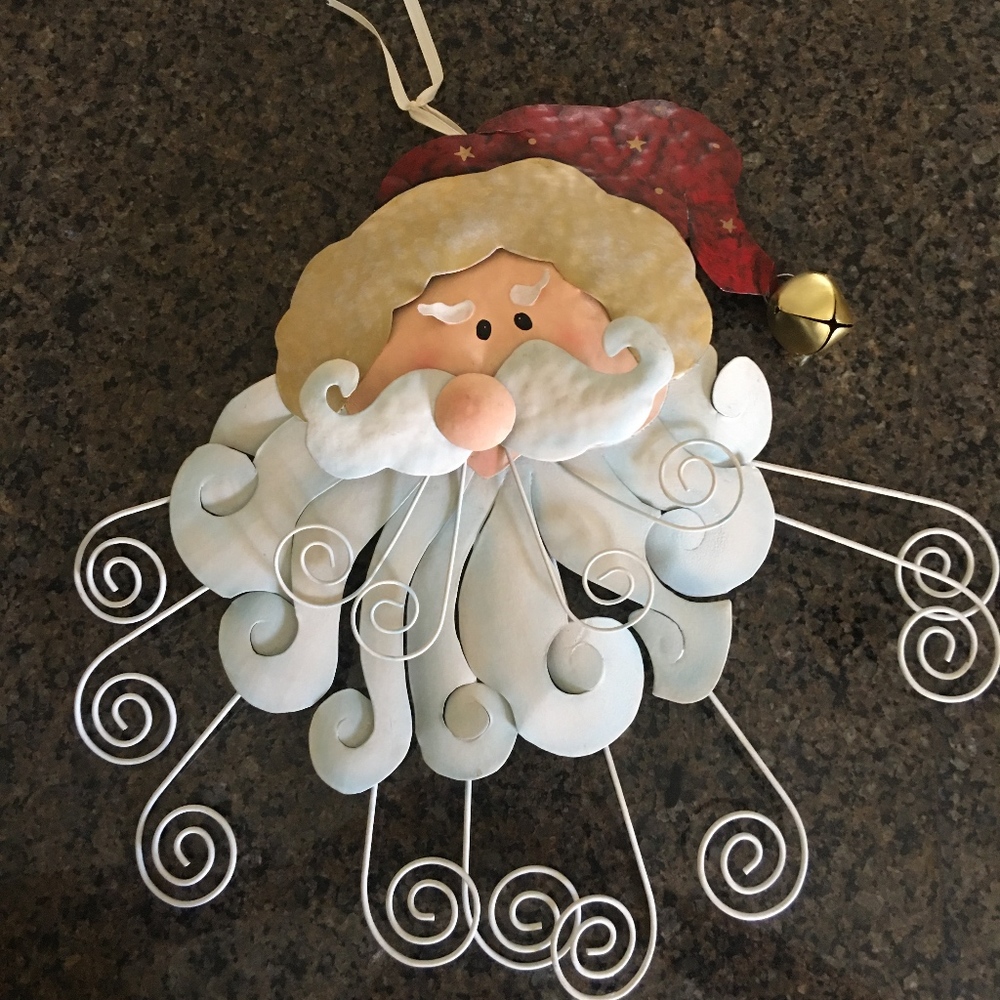 Christmas Decor, Card holder, Santa